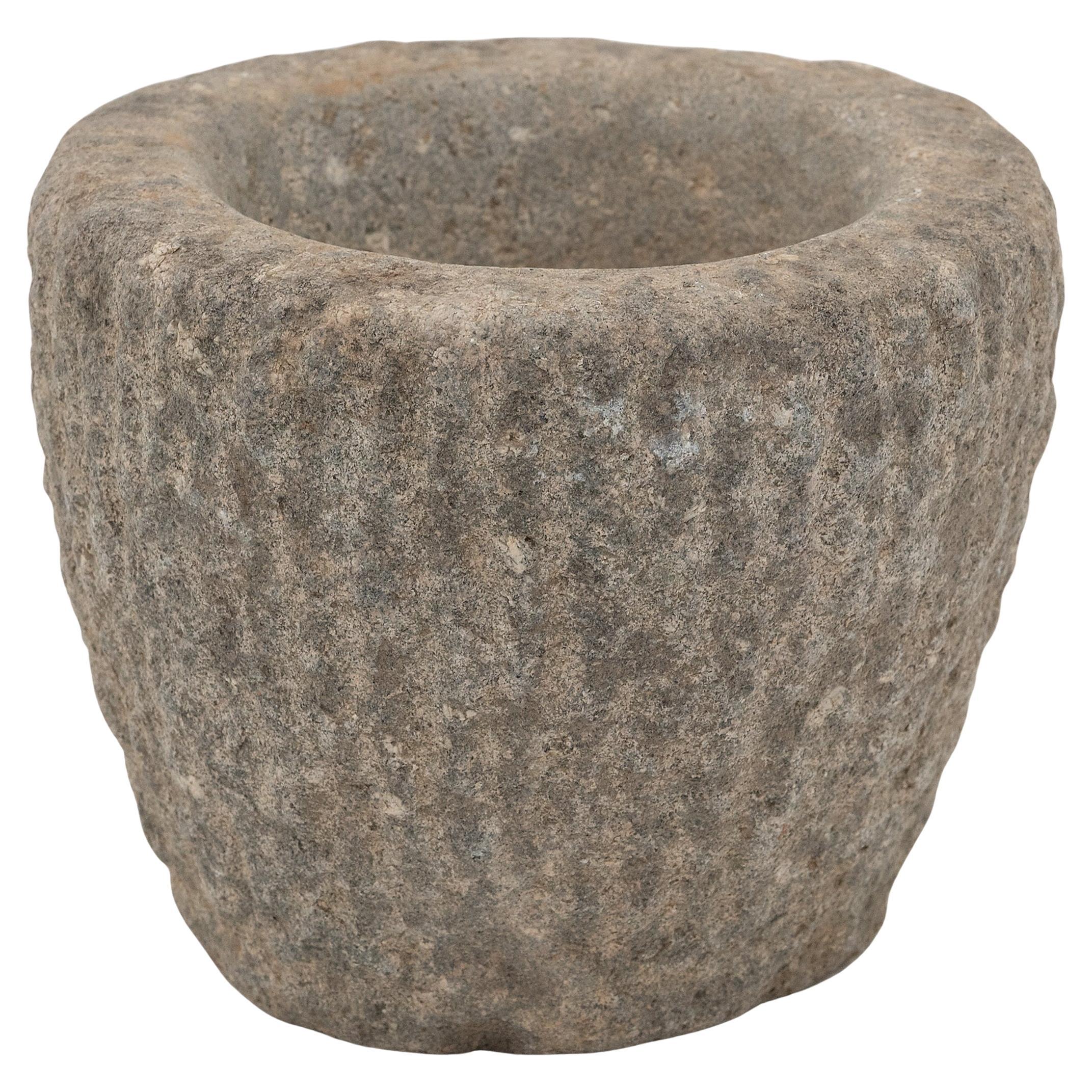 Chinese Stone Kitchen Mortar, c. 1800