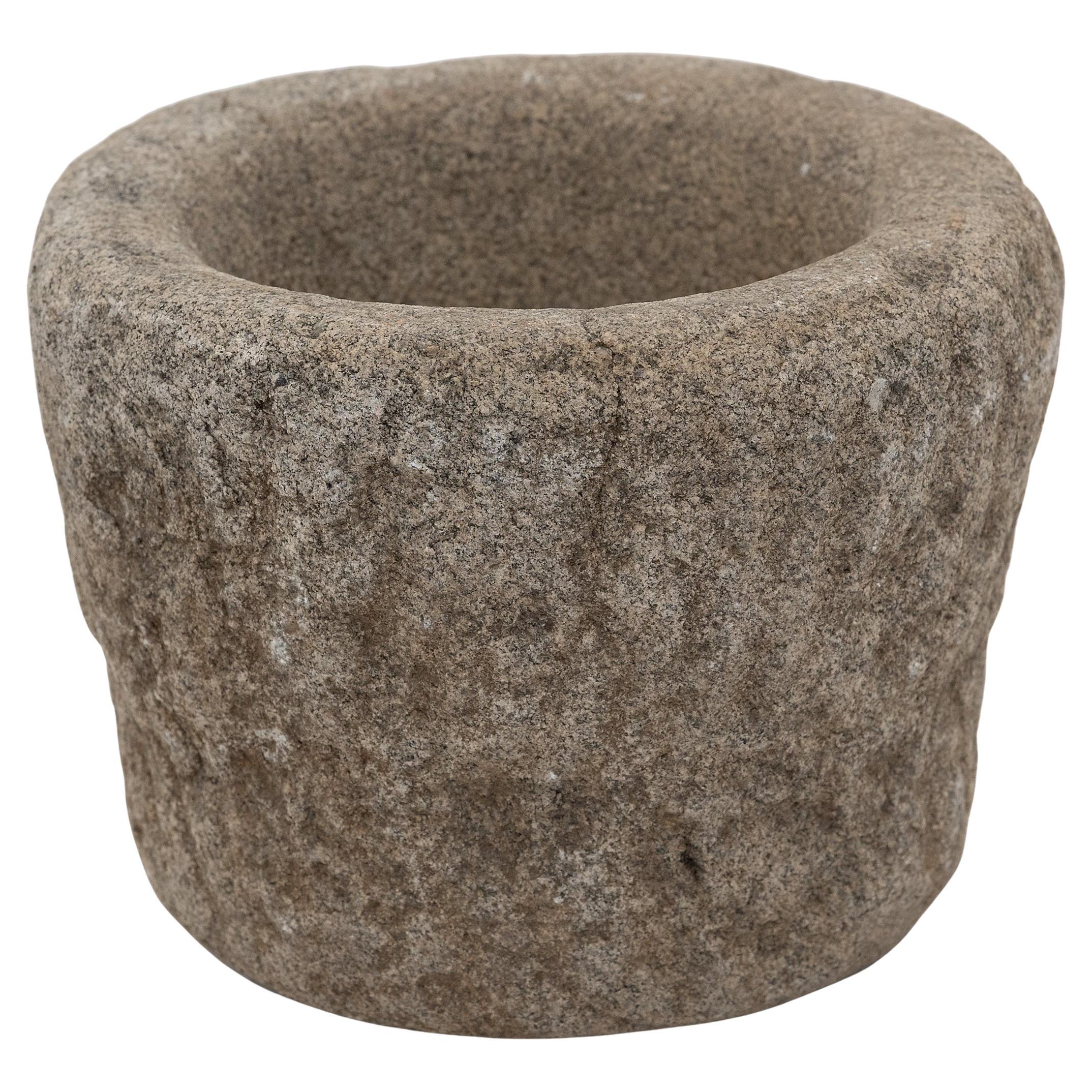 Chinese Stone Kitchen Mortar, c. 1800