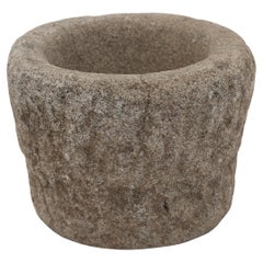 Chinese Stone Kitchen Mortar, c. 1800