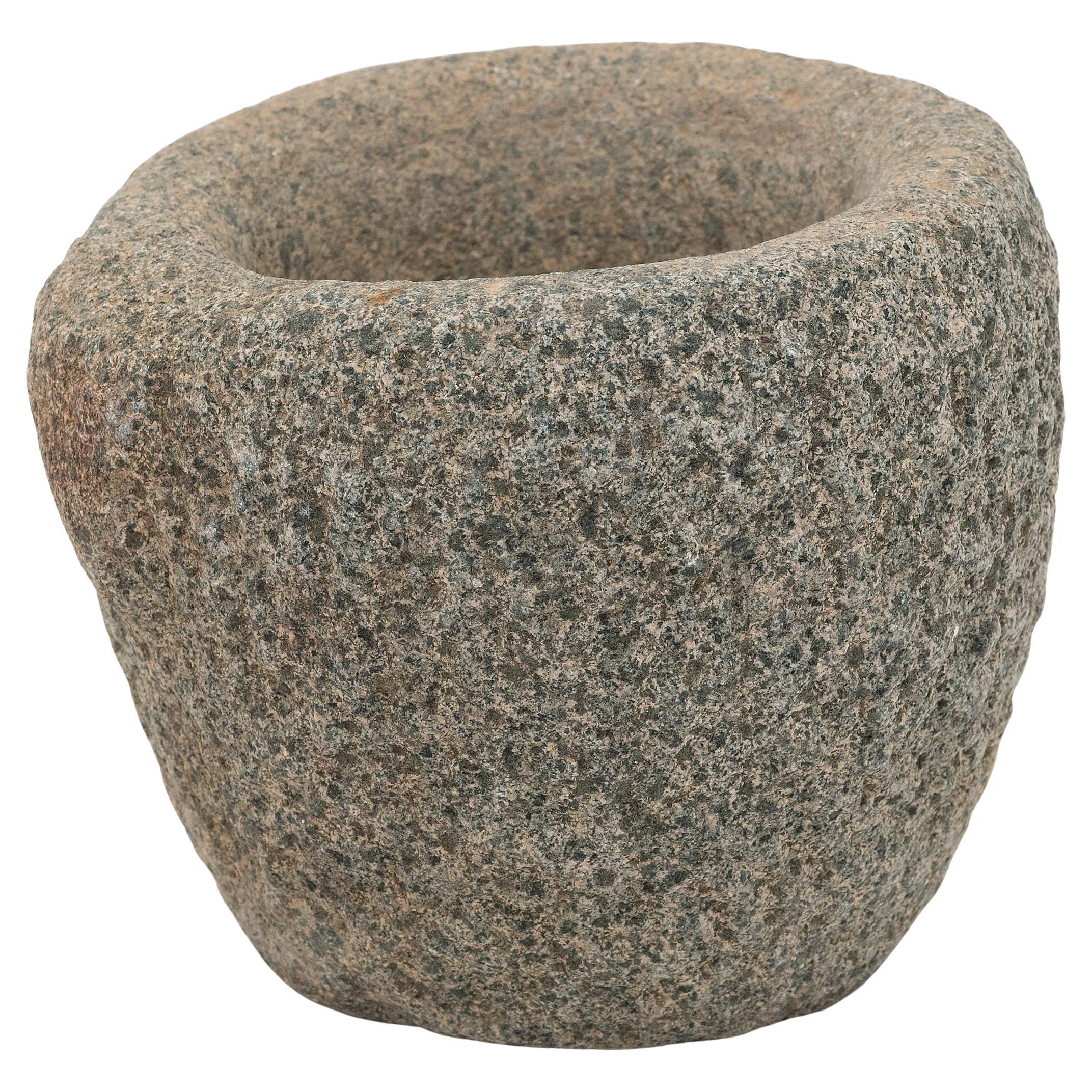 Chinese Stone Kitchen Mortar, c. 1800