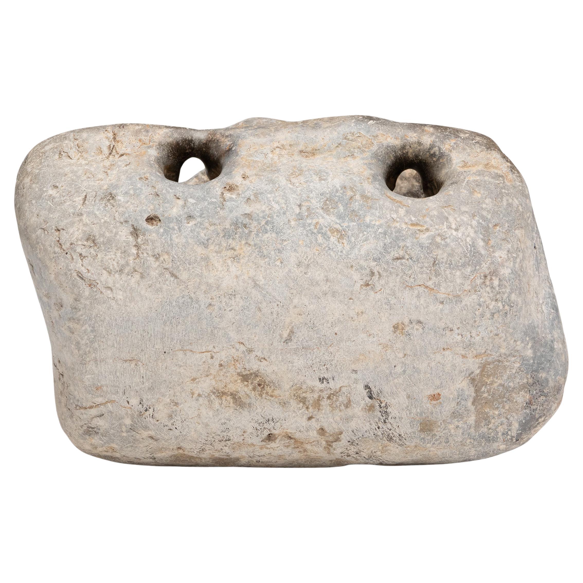 Chinese Stone Lock Counterweight, c. 1850