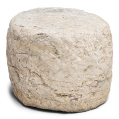 Chinese Stone Stump Pedestal, c. 1850