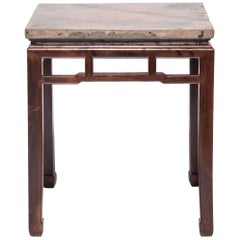 Chinese Stone Top Incense Table, c. 1800