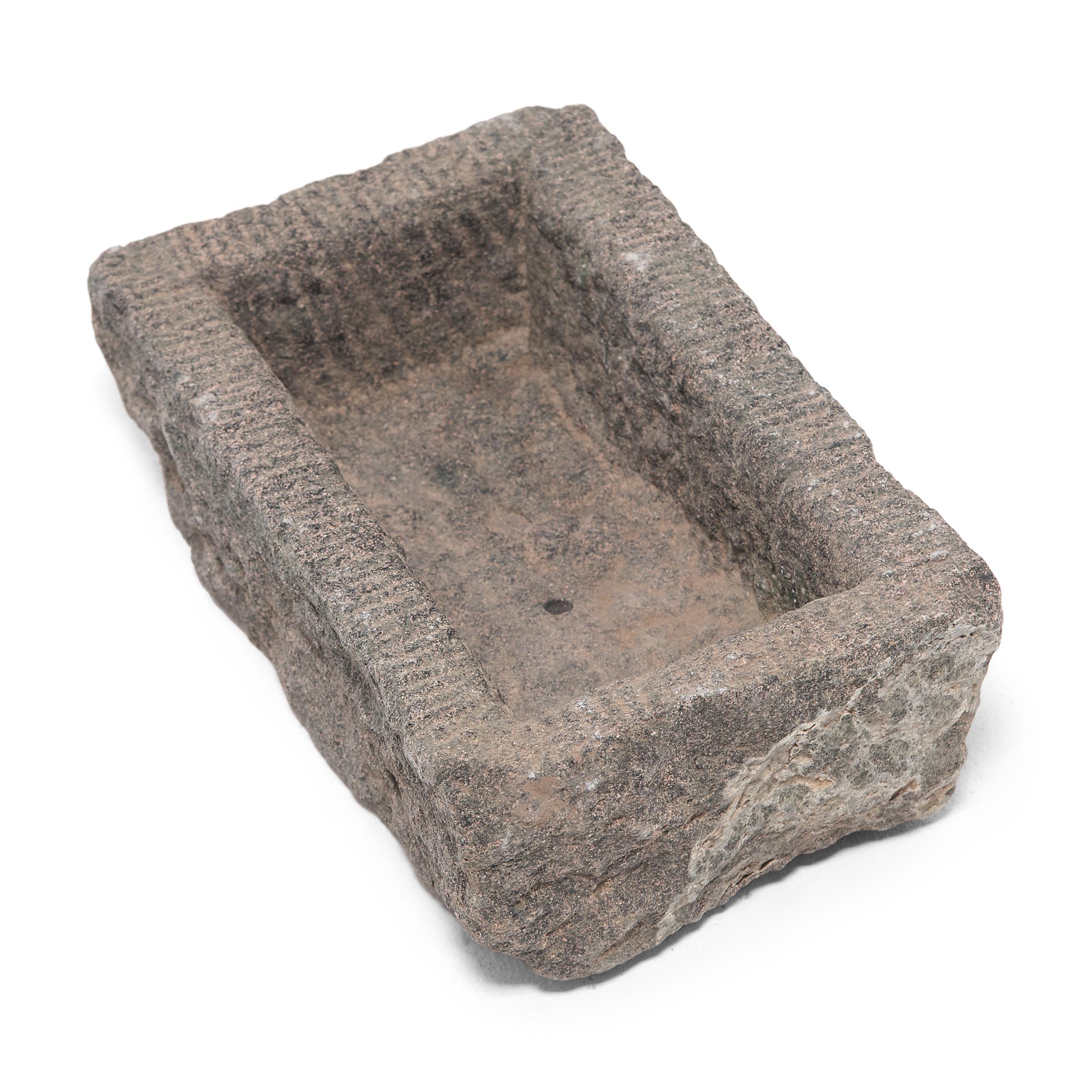 Organic Modern Chinese Stone Trough, circa 1900