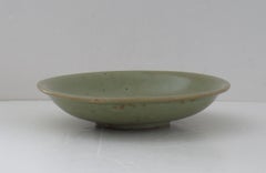 Chinese Stoneware Bowl or Dish Longquan Celadon Incised, Yuan Dynasty 1271-1368