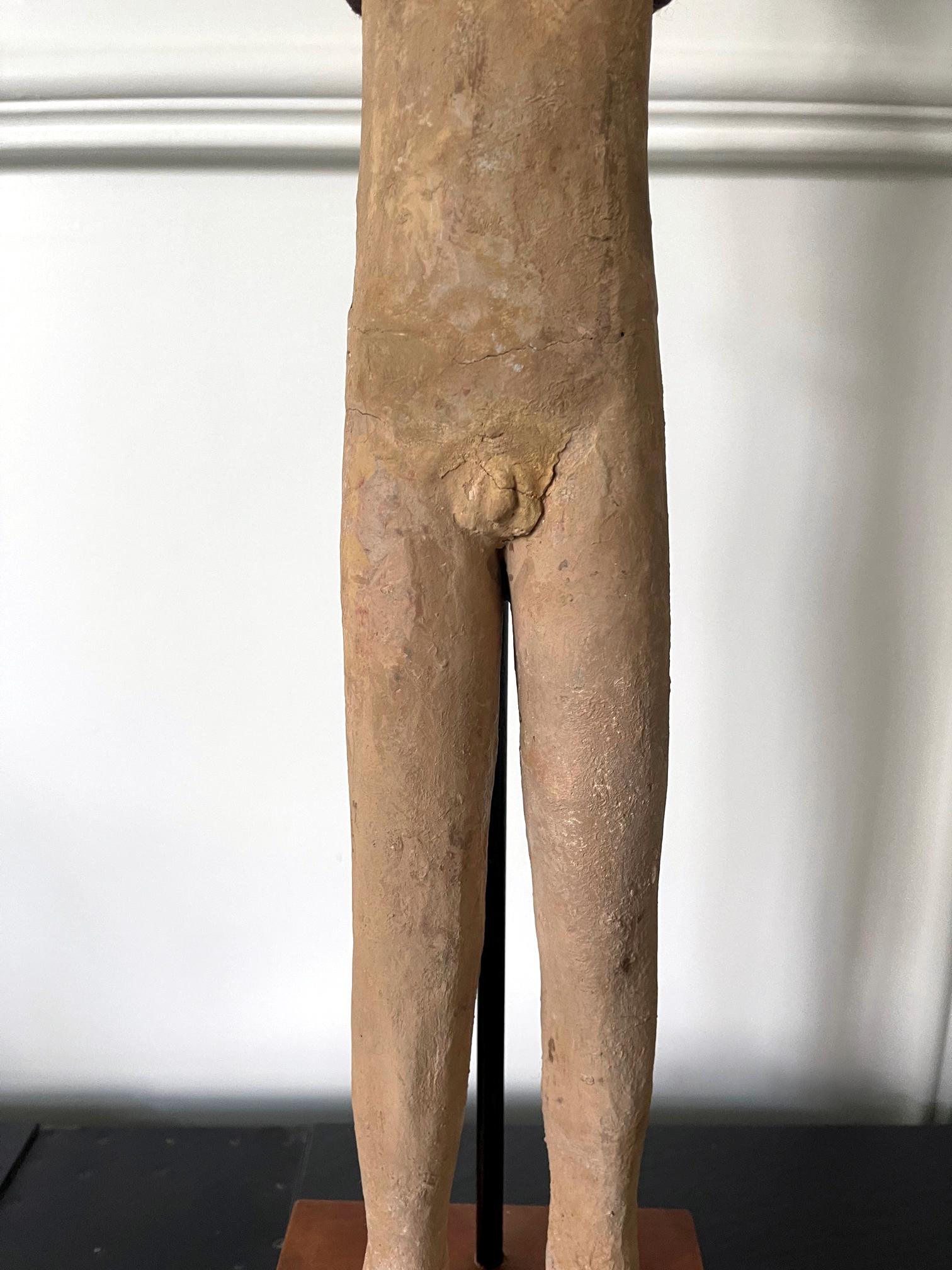 Chinese Stoneware Tomb Figure Han Dynasty For Sale 3