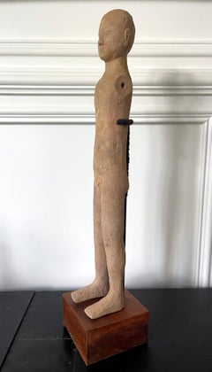 Chinesische Steingut-Töpferwaren-Figur der Han-Dynastie