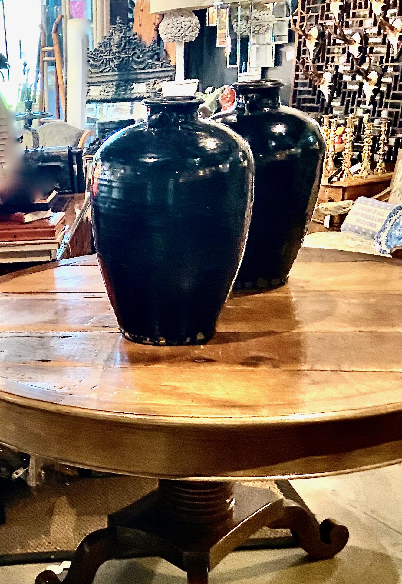 Vase de stockage chinois, 19e siècle en vente 1