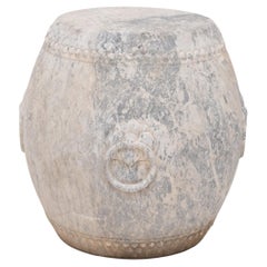 Chinese Studded Marble Drum Stool