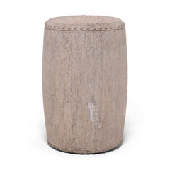 Chinese Studded Stone Drum Stool