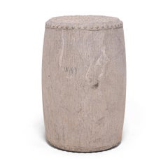 Chinese Studded Stone Drum Stool