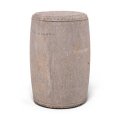 Chinese Studded Stone Drum Stool