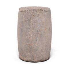 Chinese Studded Stone Drum Stool