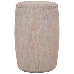 Chinese Studded Stone Drum Stool