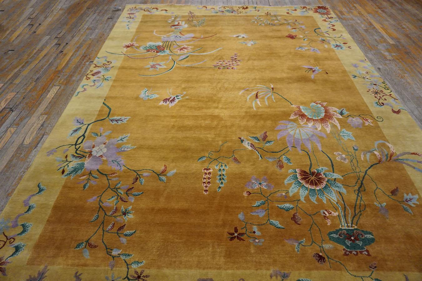 Contemporary Chinese Art Deco Style Carpet ( 8'9