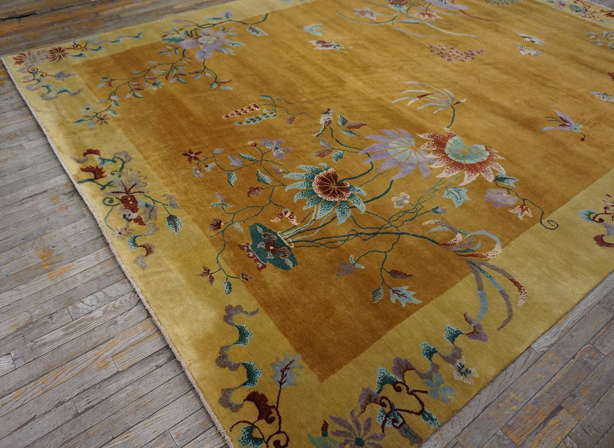Contemporary Chinese Art Deco Style Carpet ( 8' x 9'10