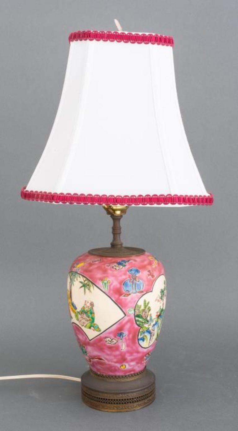 Céramique Lampe en céramique de style chinois en vente