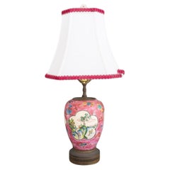 Lampe en céramique de style chinois