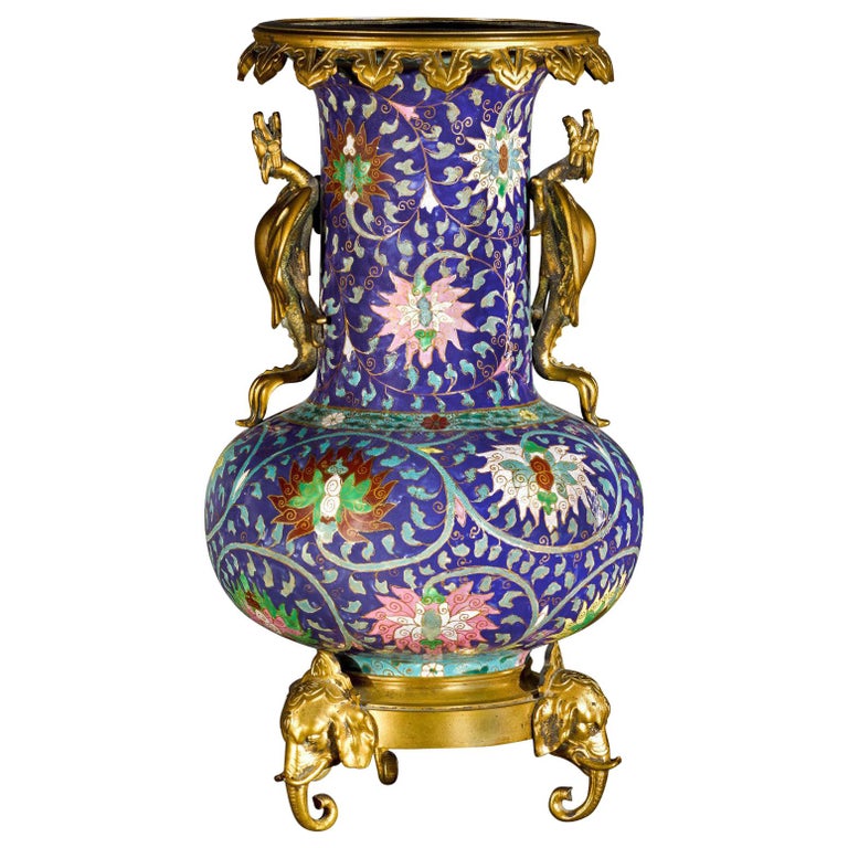 Porcelain Vase in the Style of Louis Vuitton For Sale at 1stDibs  lv  porcelain vase, louis vuitton flower vase, vase louis vuitton