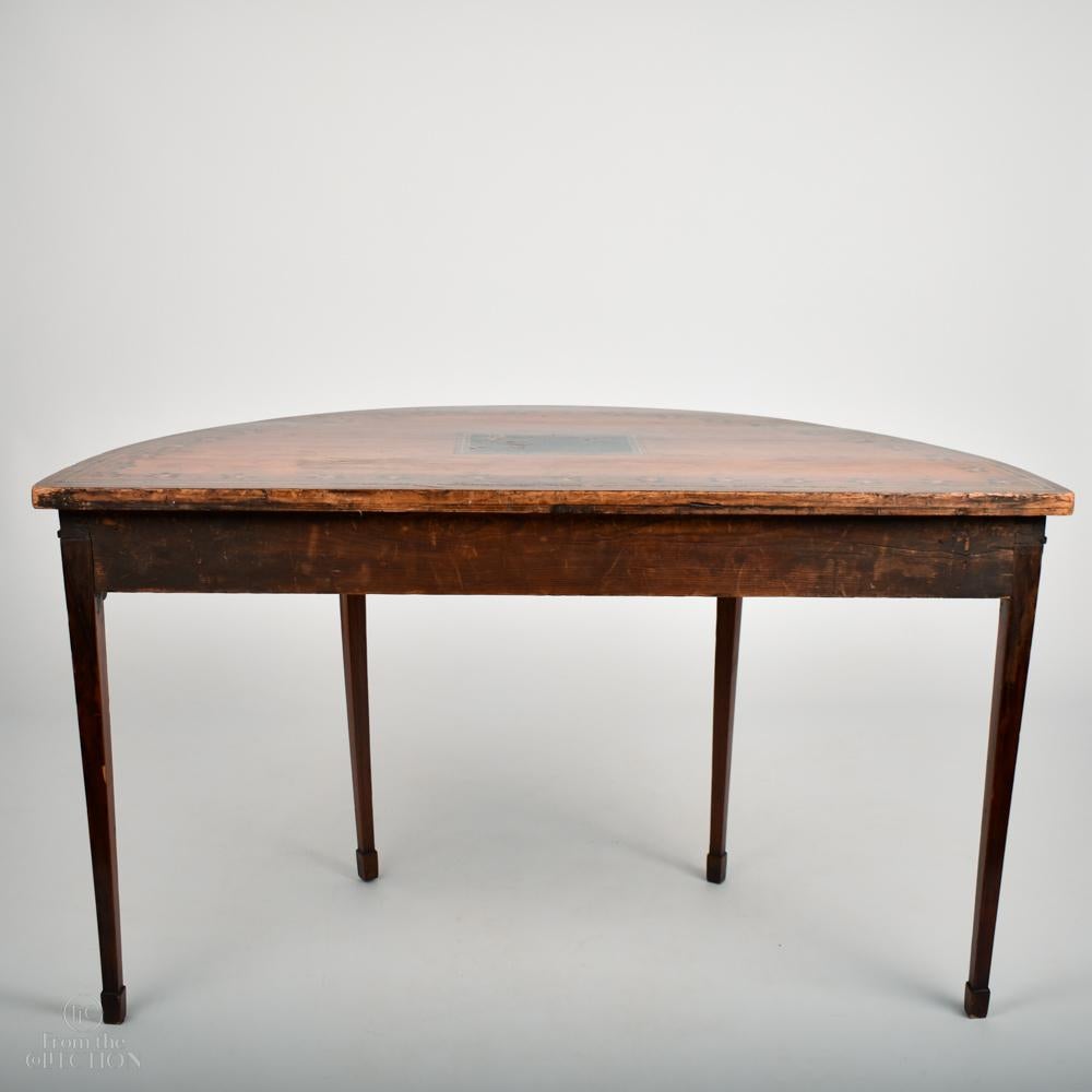 Chinese Style Demi-Lune Pier Table, circa 1780 For Sale 2