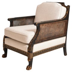 Chinese style lion paw feet armchair, XIXth c.