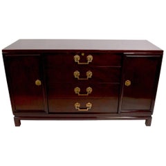 Chinese Style Mahogany Credenza by Landstrom