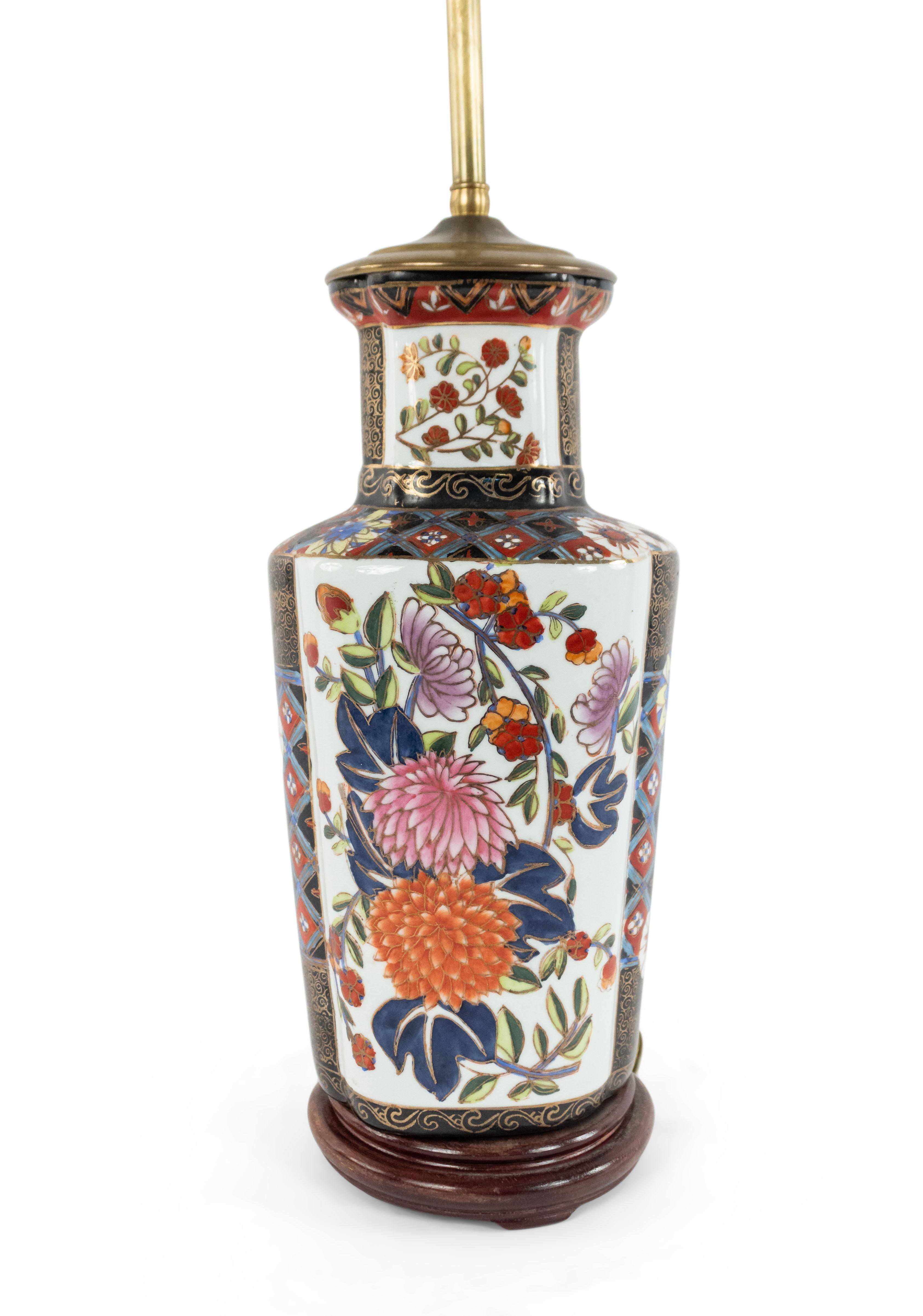 Unknown Chinese Style Porcelain Imari Table Lamp For Sale