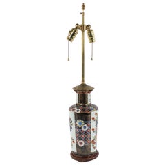 Chinese Style Porcelain Imari Table Lamp