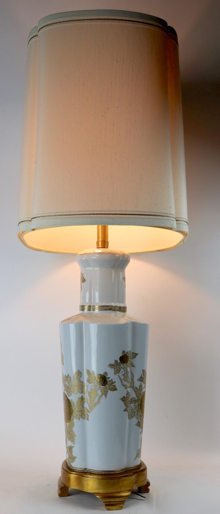 Chinese Style Porcelain Lamp by the Marlboro Lamp Company 7