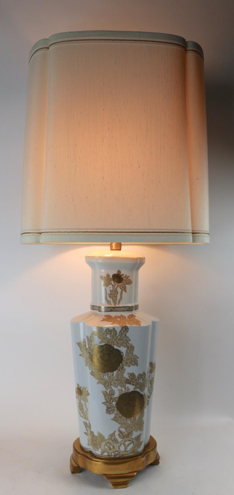 Chinese Style Porcelain Lamp by the Marlboro Lamp Company 9