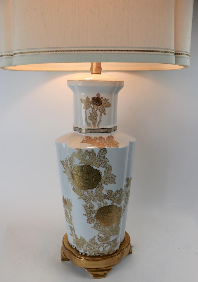 Chinese Style Porcelain Lamp by the Marlboro Lamp Company 10