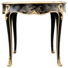 Chinese Style Stamped Table, Rosel, Antwerp, circa 1900
