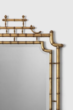 Chinese Style Bamboo Mirror