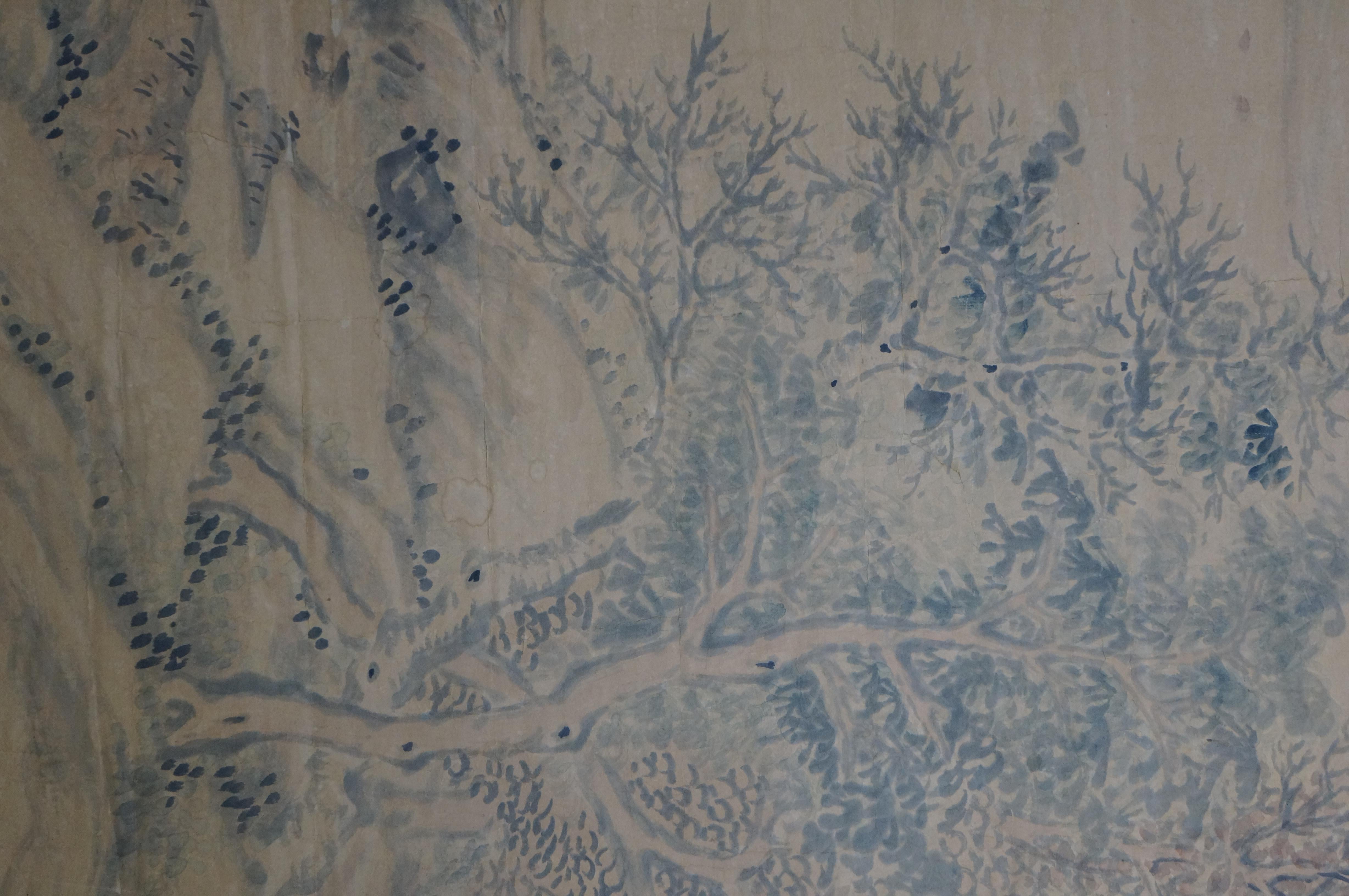 China Sun Yunqiao 孫雲樵 Paisaje otoñal de montaña Pintura en pergamino de seda 59