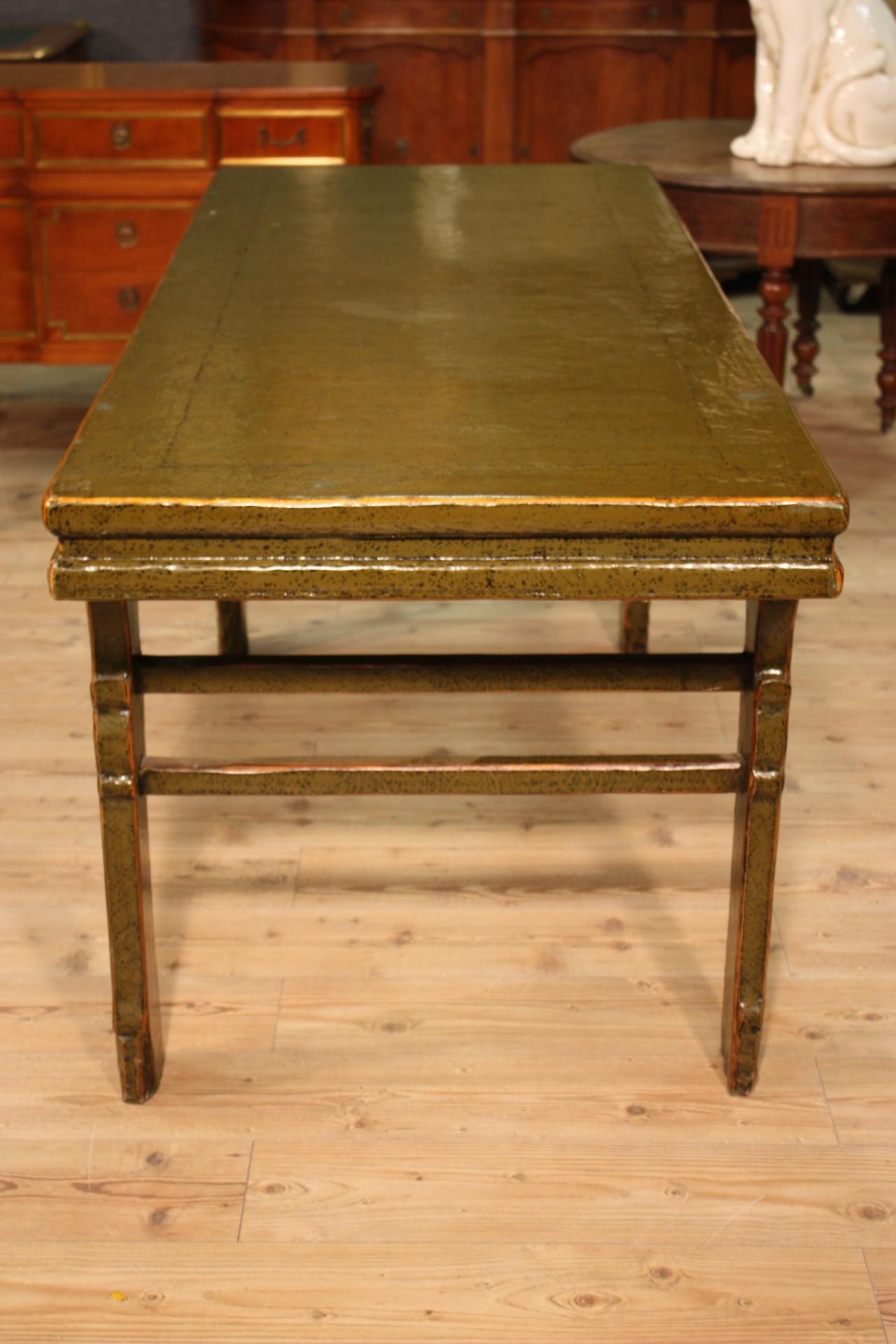 Chinese Table in Lacquered Wood, 20th Century For Sale 9