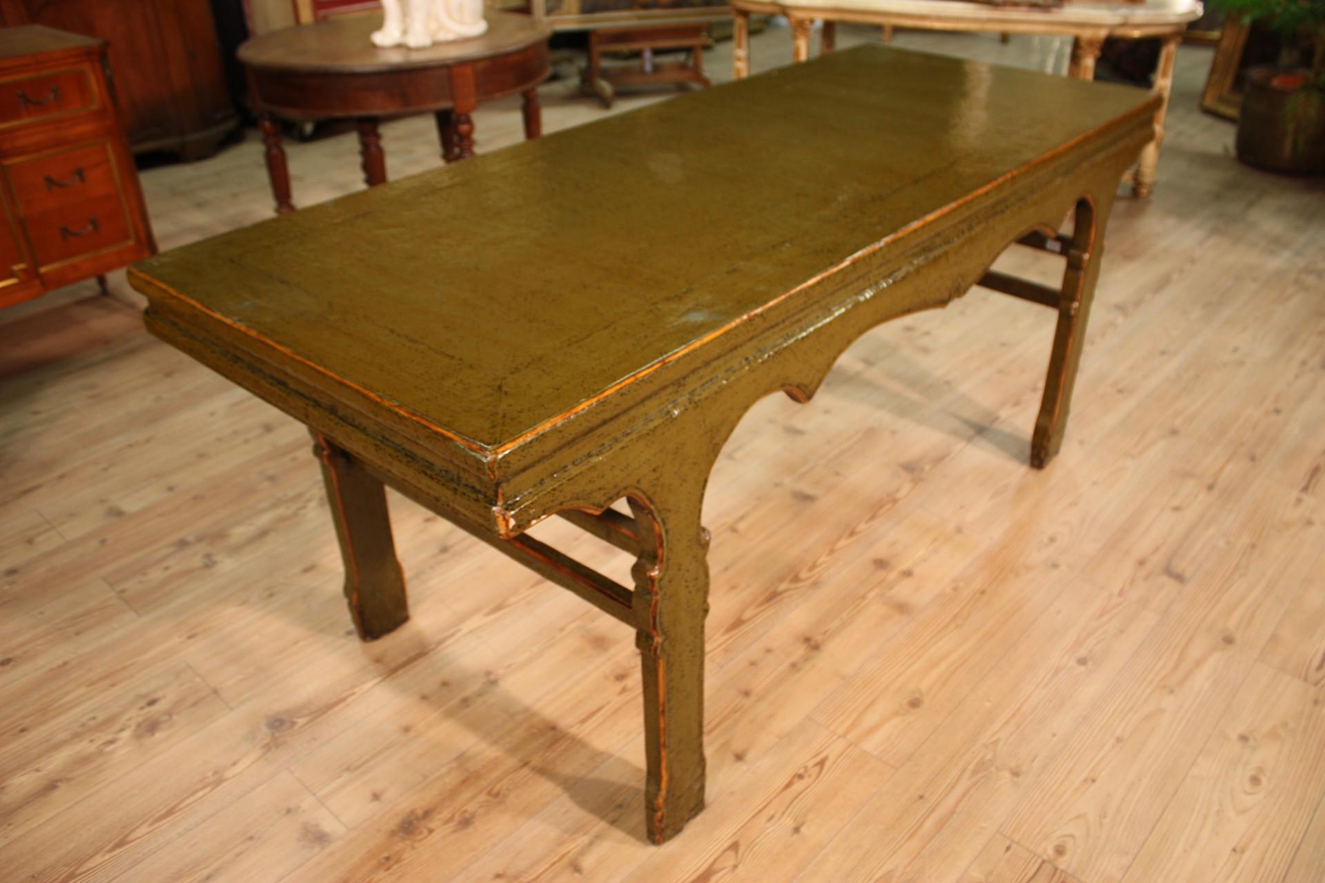 Chinese Table in Lacquered Wood, 20th Century For Sale 12