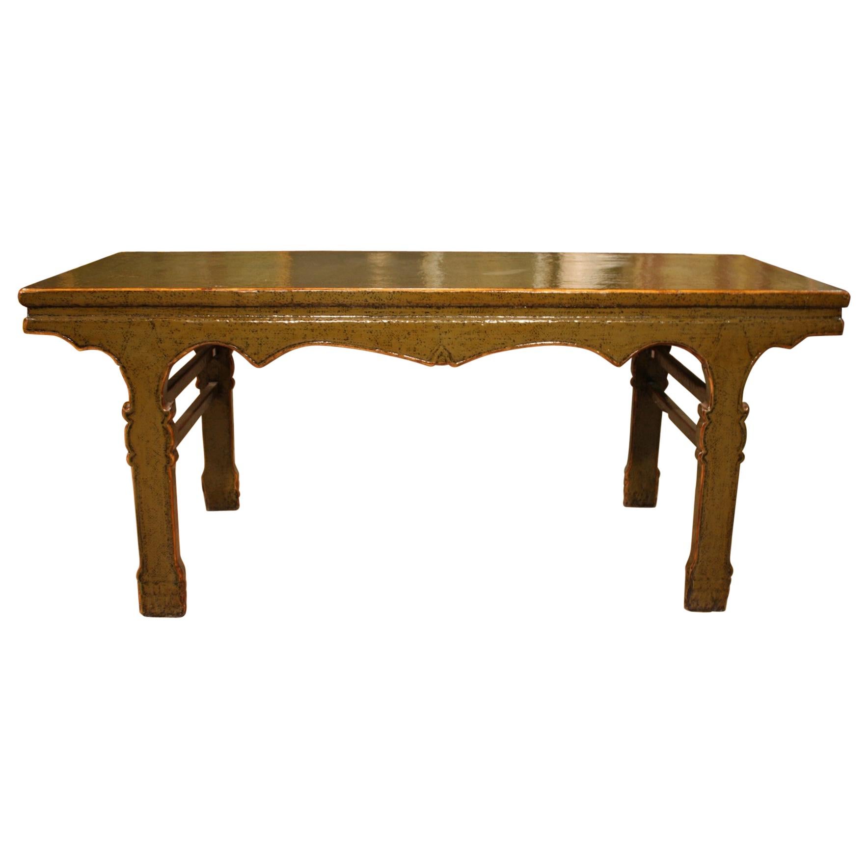 Chinese Table in Lacquered Wood, 20th Century For Sale