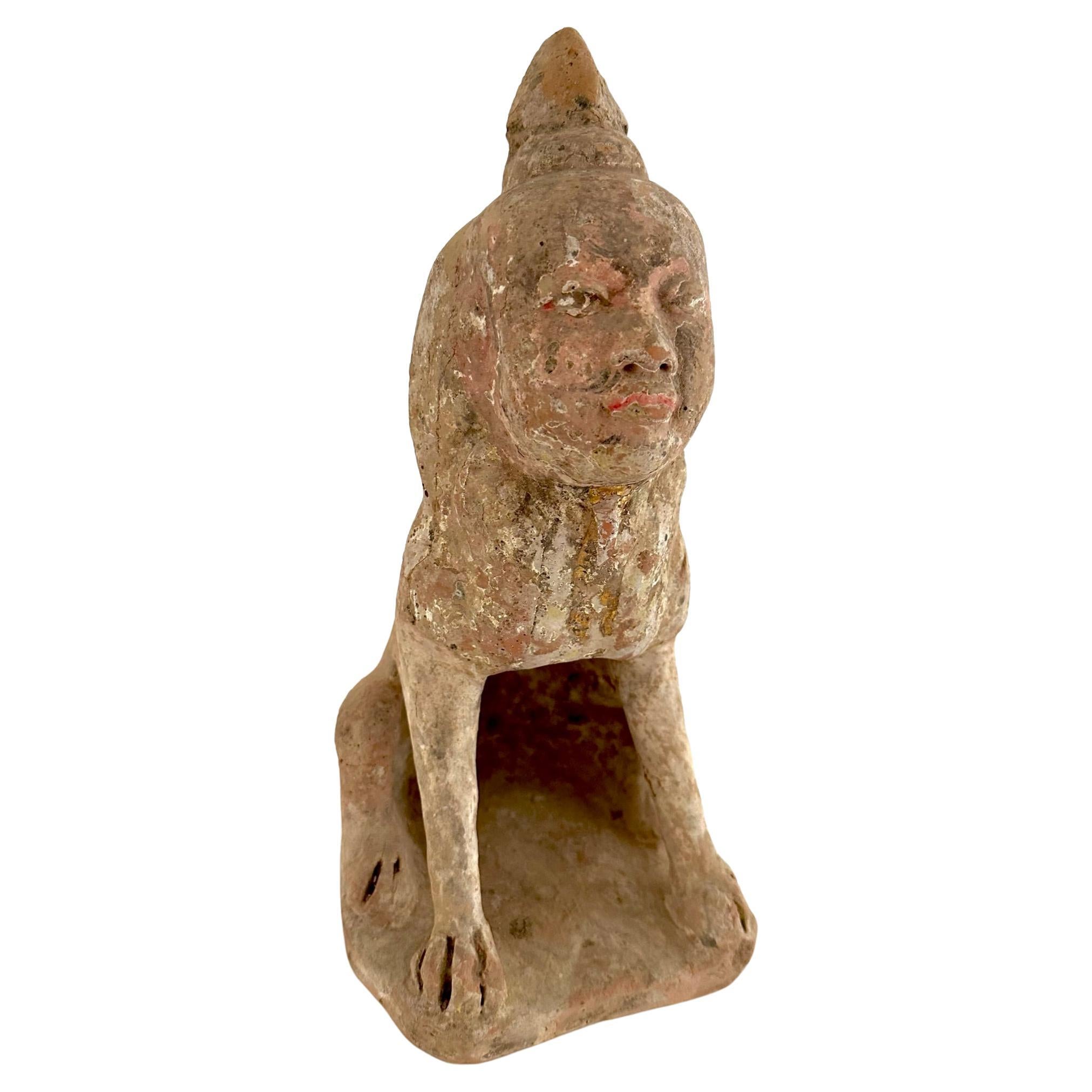 Chinese Tang Dynasty Earth Spirit For Sale