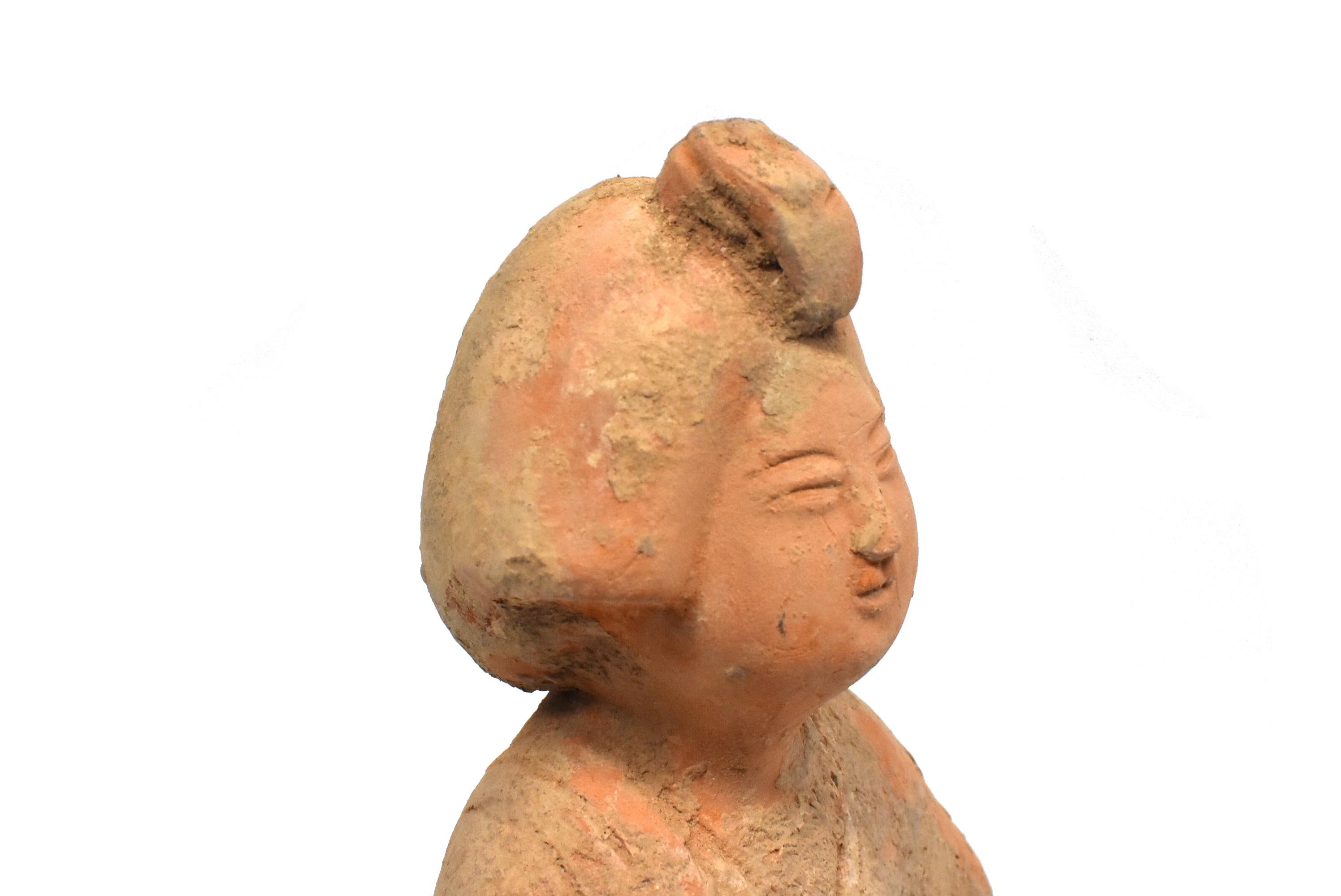 Chinese Tang Style Pottery Court Lady Figure 1 8