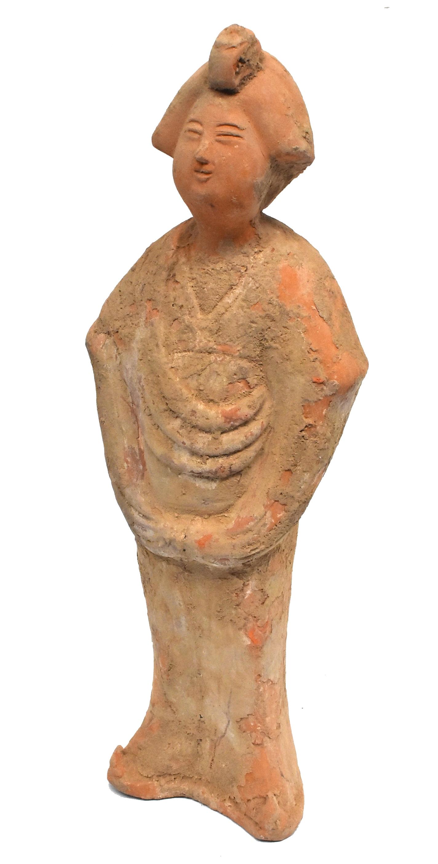 Chinese Tang Style Pottery Court Lady Figure 1 9