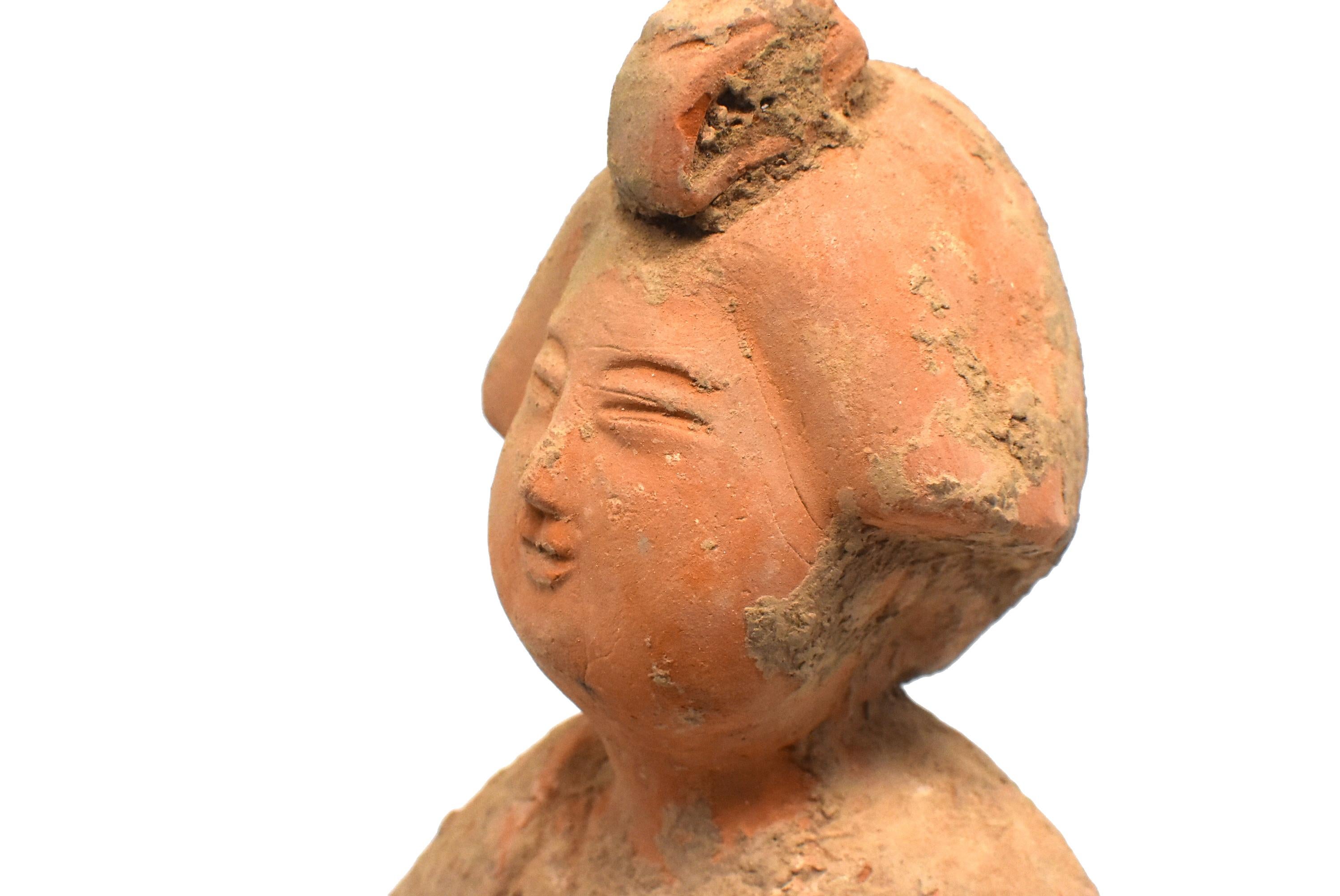 Chinese Tang Style Pottery Court Lady Figure 1 10