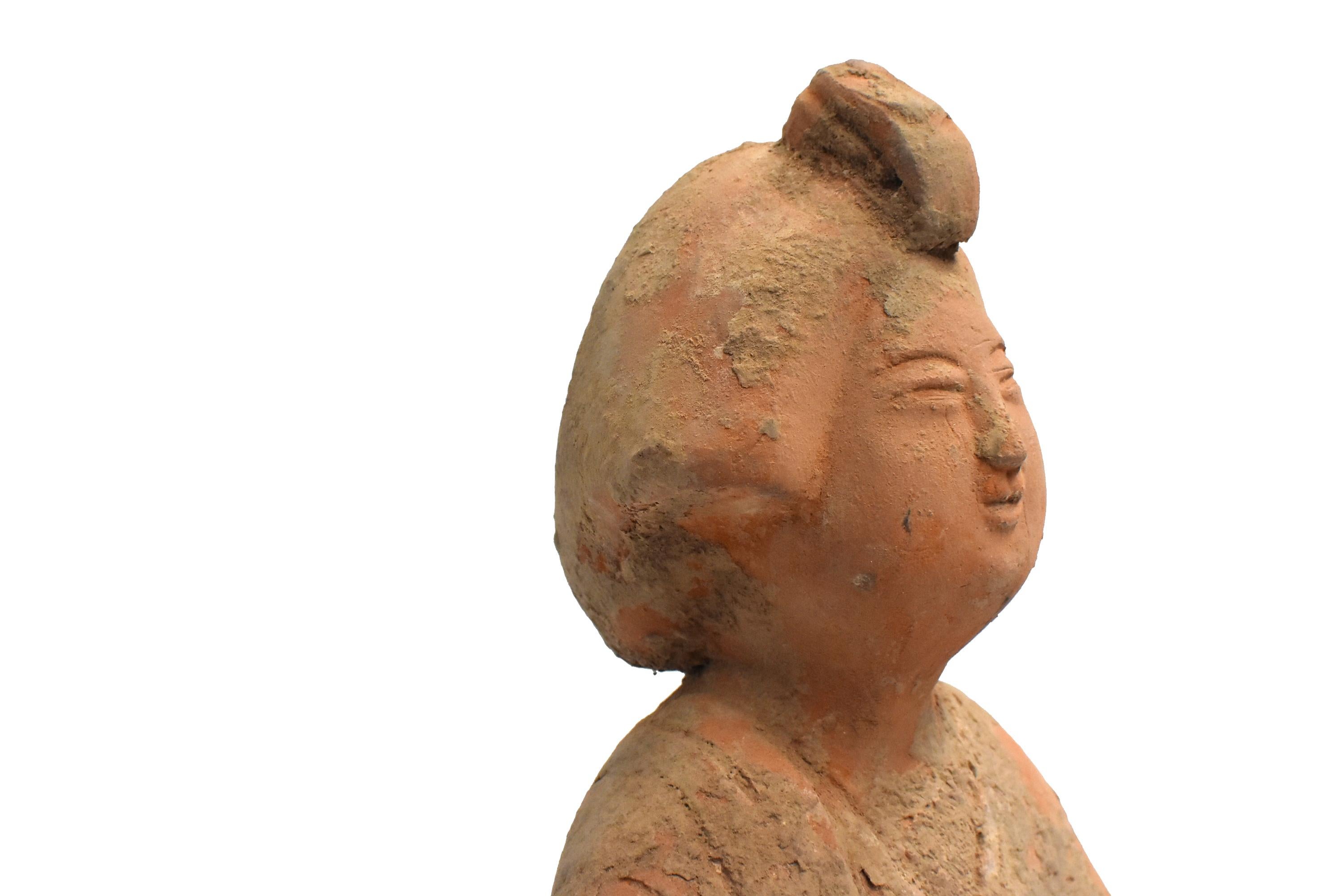 Chinese Tang Style Pottery Court Lady Figure 1 1