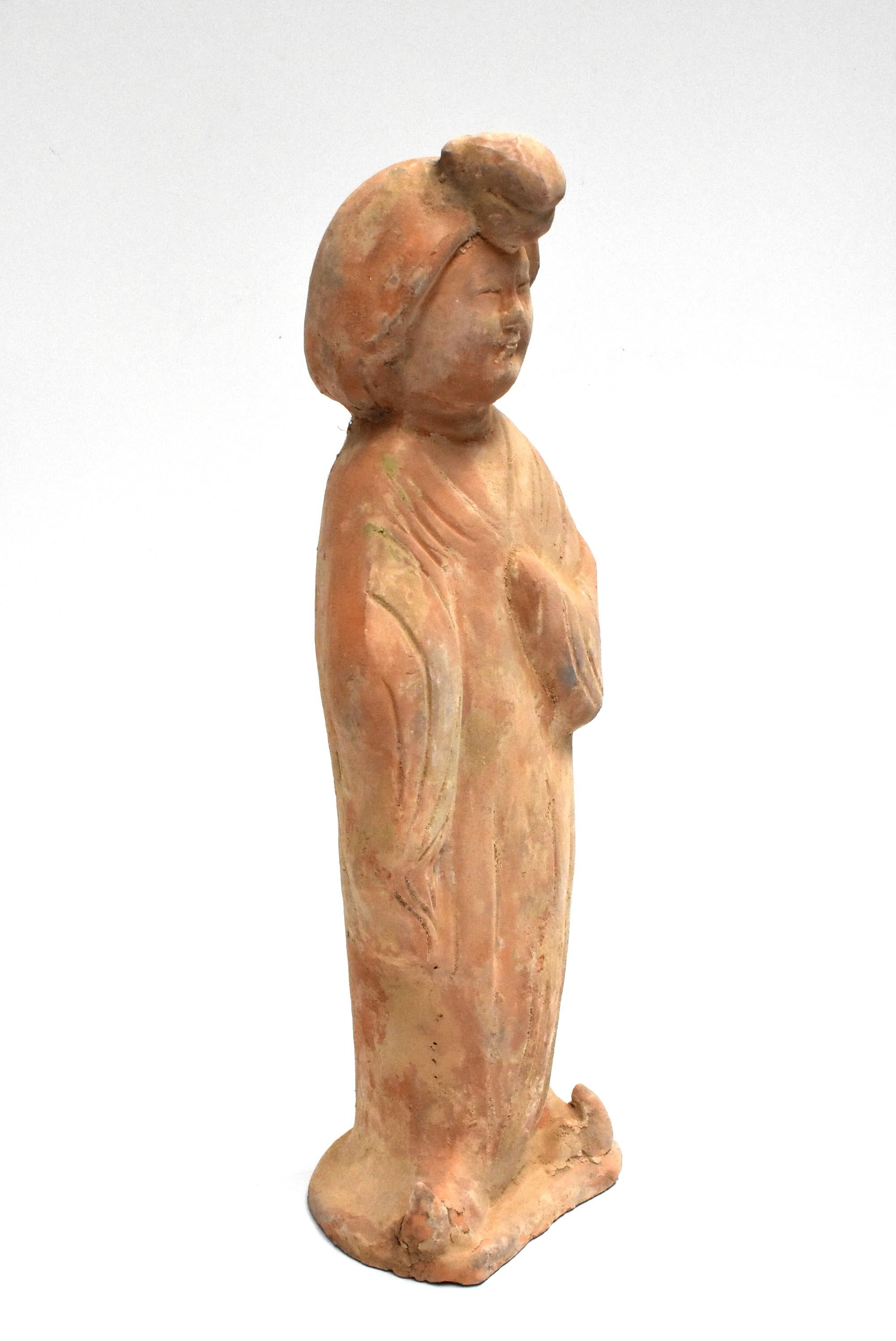 Hand-Crafted Chinese Terracotta Court Lady Tang Figure 2