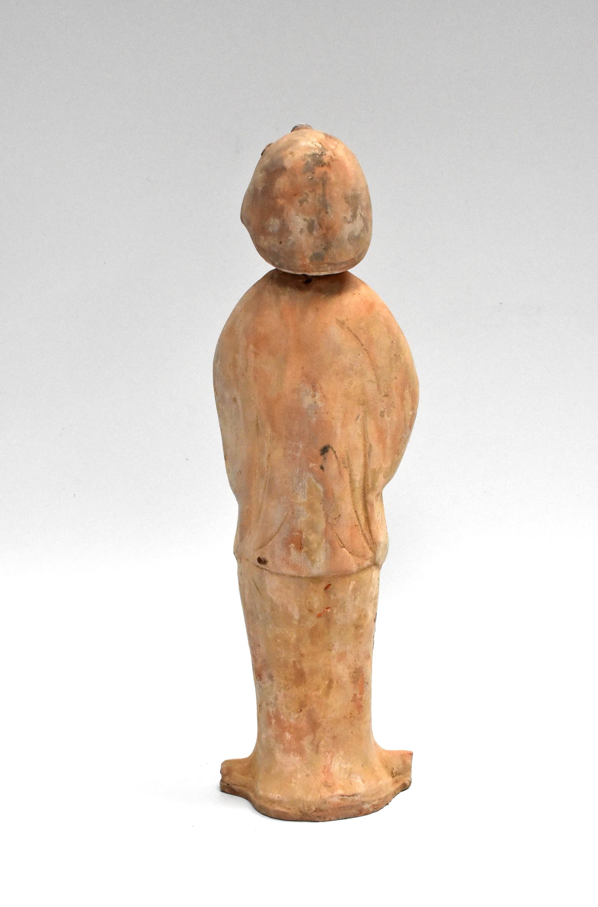 Chinese Terracotta Court Lady Tang Figure 3 5