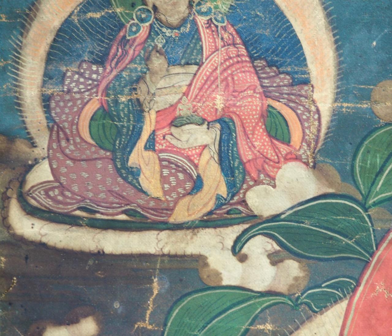 Rare tanga chinois, 18ème siècle.