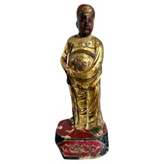 Figura taoísta china de Wenchang, finales de la dinastía Qing, c. 1900, China