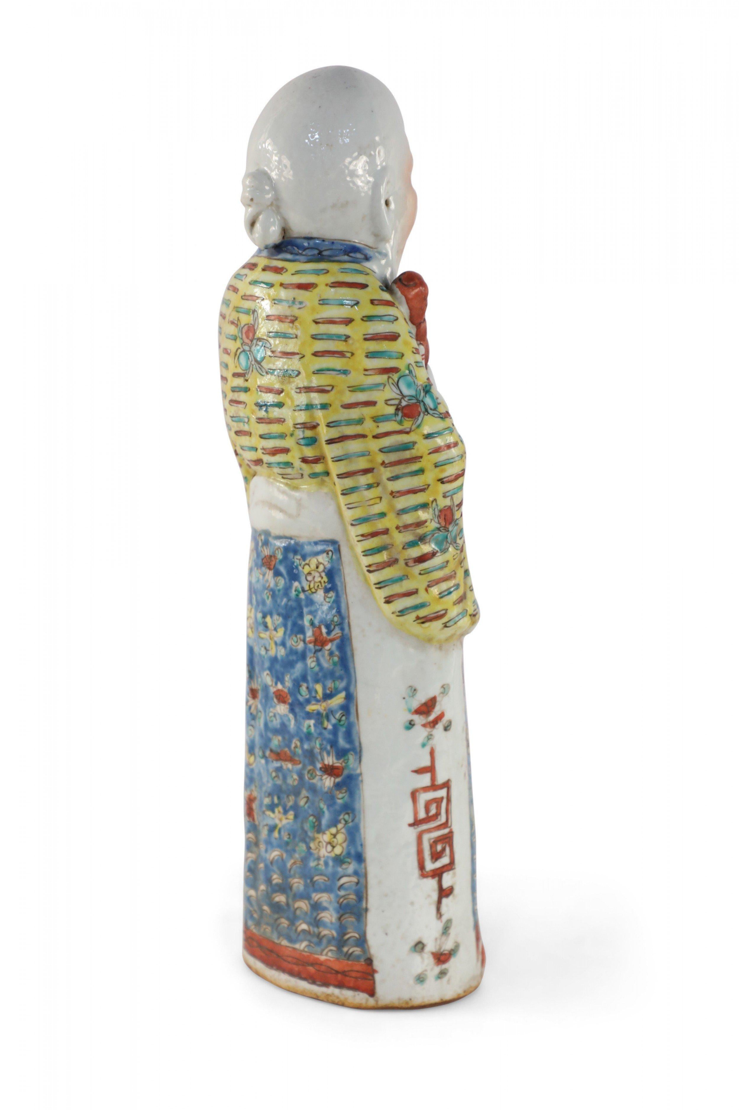 Figurilla de porcelana china taoísta Han Anciano Dios de la Longevidad Exportación china en venta