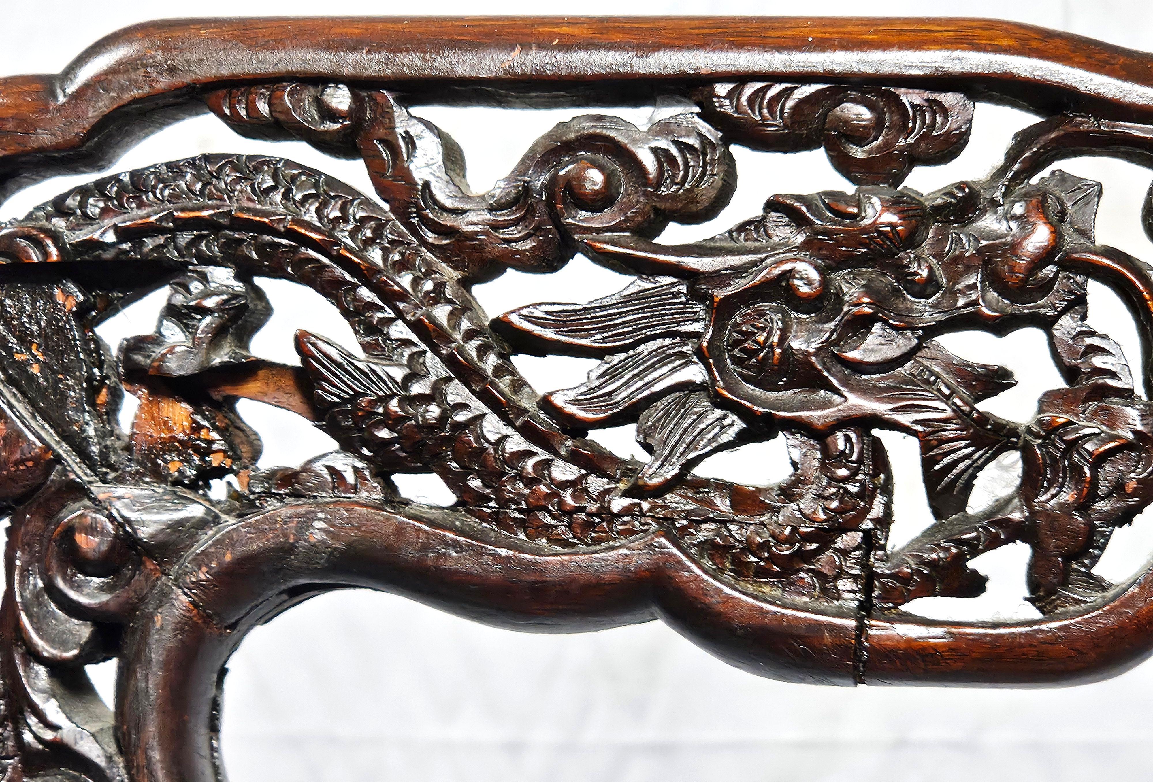 18th Century and Earlier Chinese Temple Bell (20th C.) on Antique Wood Stand (18th C.) For Sale