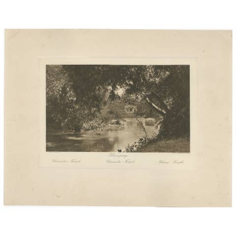 Chinese Temple by the River — Medan, Sumatra (c.1910)