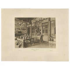 Chinesischer Tempel innen, Medan, Sumatra, C. J. Kleingrothe, Niederländisch-Ostindien 1910